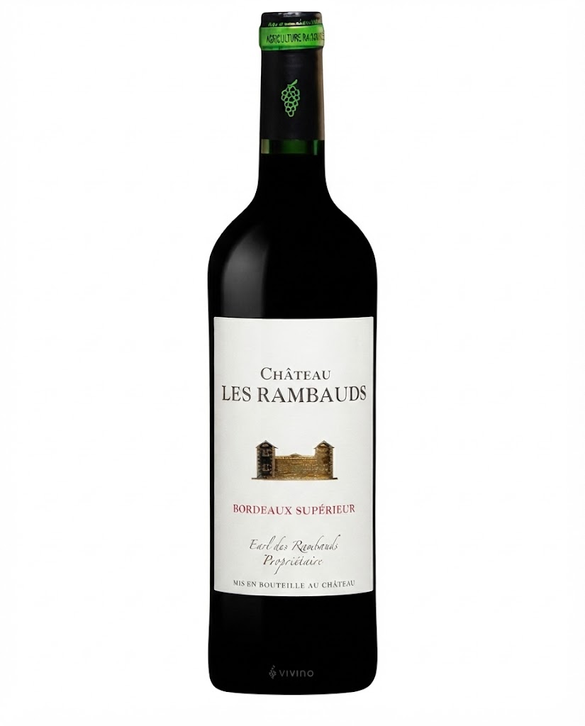 Chateau Les Rambauds 18 Bordeaux Sup Rouge