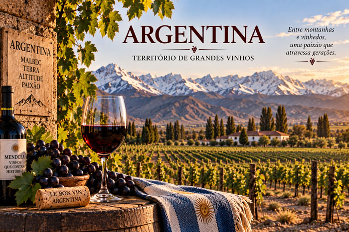 Paisagem vitivin�cola da Argentina
