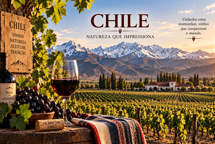 Paisagem vitivin�cola do Chile