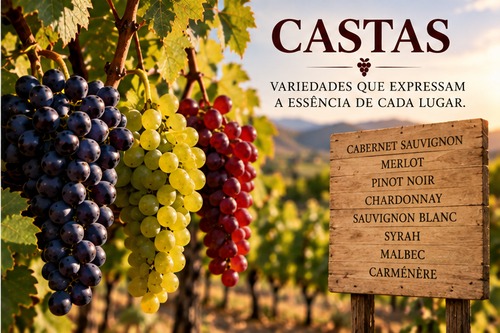 Uvas utilizadas na elabora��o de vinhos