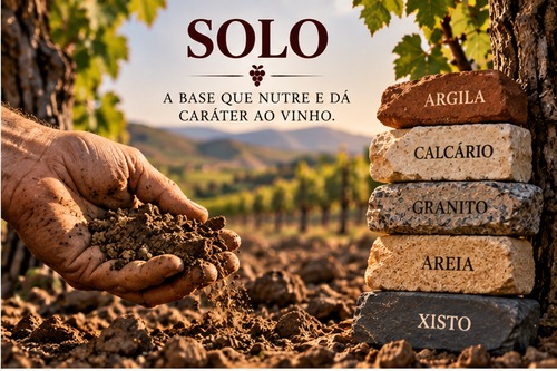 Solo utilizado na viticultura