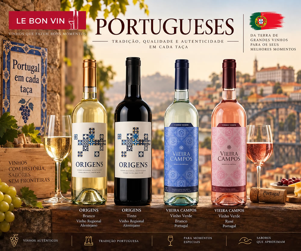Selecao de vinhos portugueses
